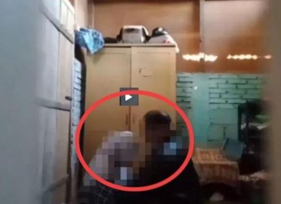 tangkapan layar video viral oknum guru dan siswi di Gorontalo (F:Ist)