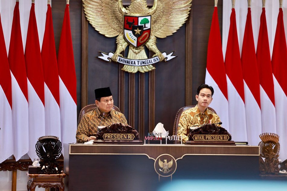 Rapat Kabinet Perdana Prabowo Imbau Para Menteri Kurangi Perjalanan Luar Negeri: Jangan Mengada-ada (F:ist)