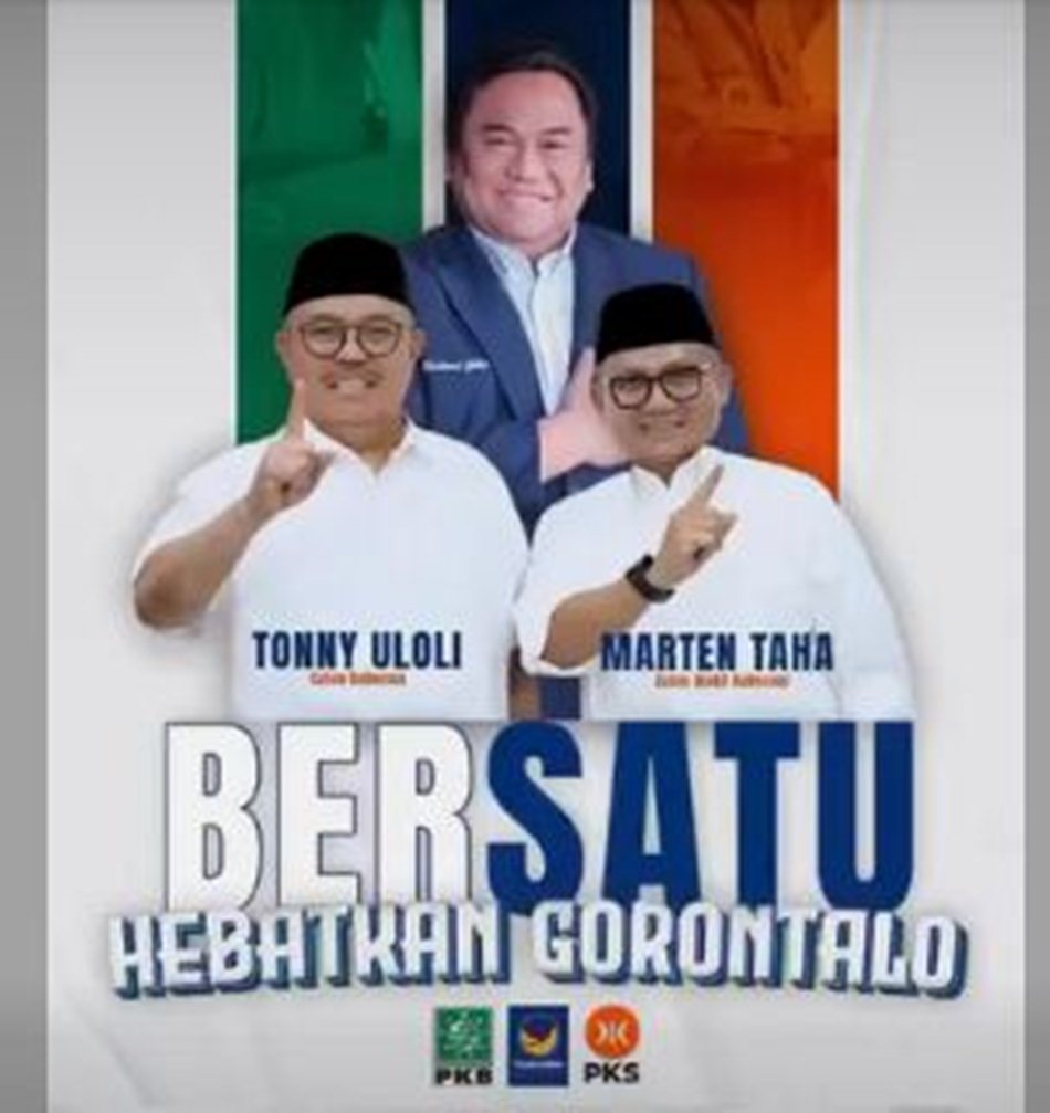 Paslon Tonny Uloli-Marten Taha (F;Tim)