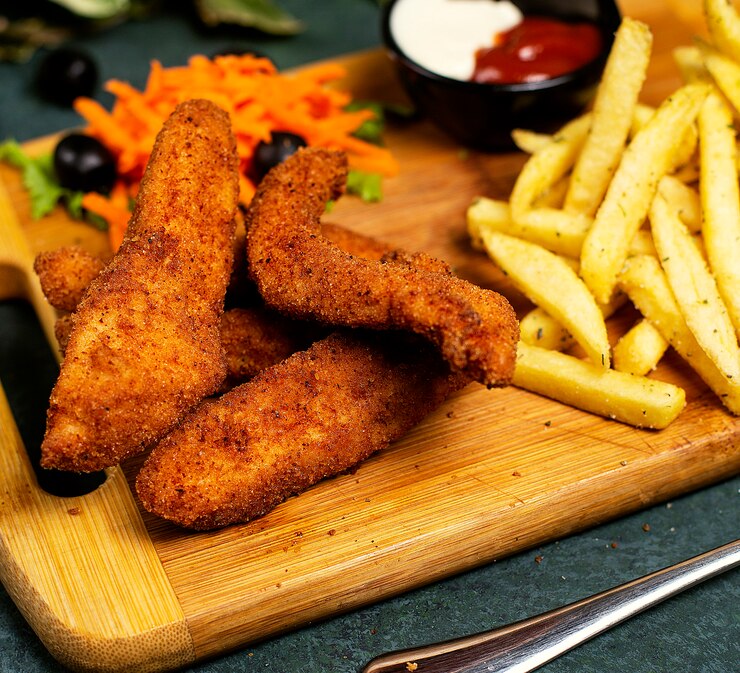 Ilustrasi, Salah satu jenis makanan yang disukai banyak anak adalah nugget ayam.