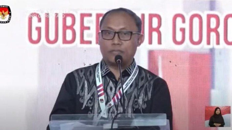 Ketua Komisi Pemilihan Umum (KPU) Provinsi Gorontalo, Sophian Rahmola.(F:humsas