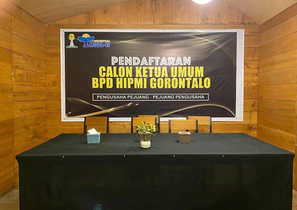Lokasi pendaftaran Ketua BPD Hipmi masih sepi pendaftar (F:ist)