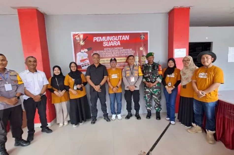 Monev di Lapas KPU Pohuwato Pastikan Hak Pilih Warga Binaan Terlaksana dengan Baik. (F:humas)