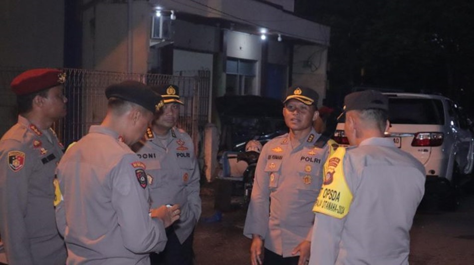 Kapolresta Gorontalo Kota, Kombespol Dr. Ade Permana, S.IK, MH, tegaskan Larangan Konvoi Sebelum Putusan KPU. (F:hms-pol)