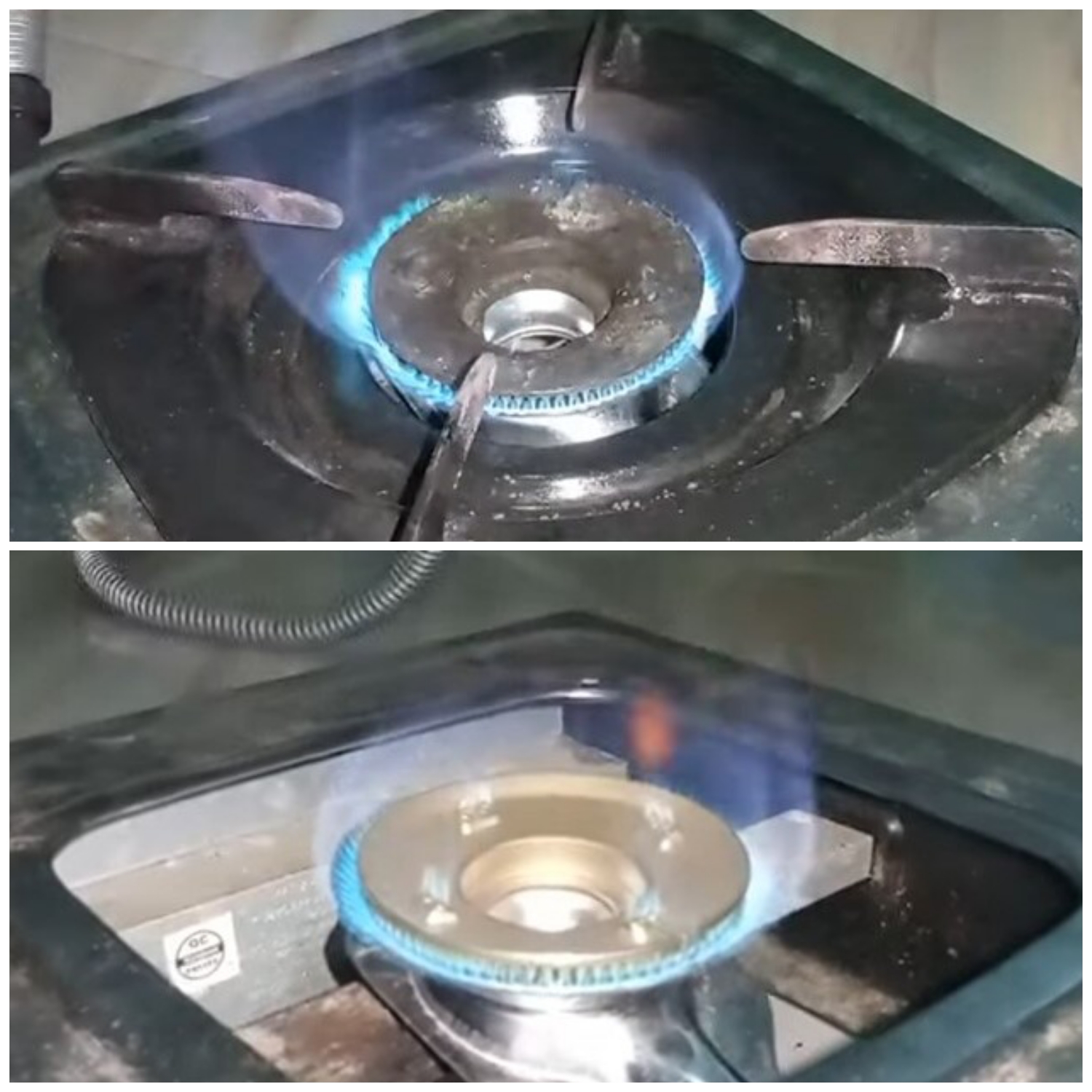 Memperbaiki kompor gas yang bermasalah dengan ppi didak rata dan bunyi "blup"