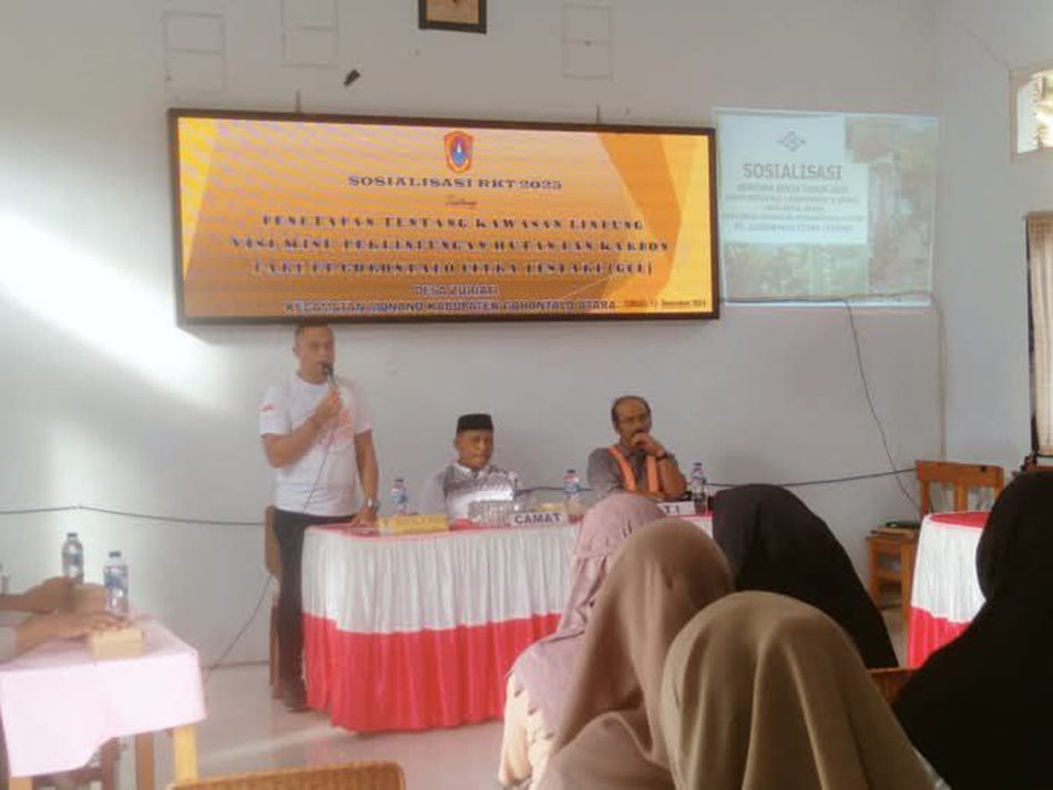 sosialisasi rencana kerja PT. Citra Lestari Gorontalo untuk tahun 2025. (F:Inong)