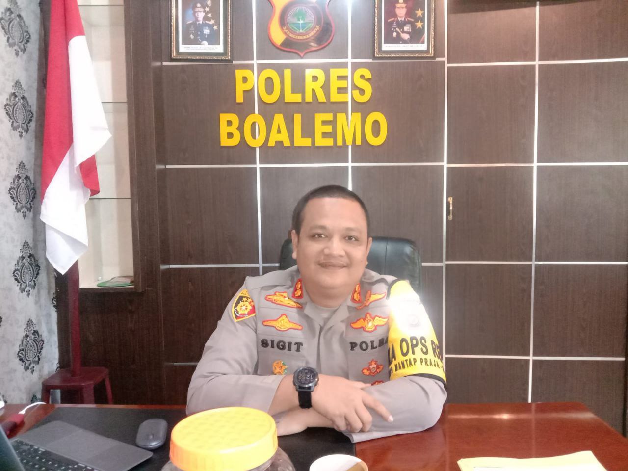 Kapolres Boalemo, AKBP Sigit Rahayudi(F:hen)
