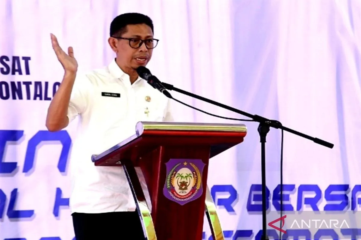 Kepala Badan Keuangan Provinsi Gorontalo Syukril Gobel. (ANTARA/HO-Diskominfotik Provinsi Gorontalo)
