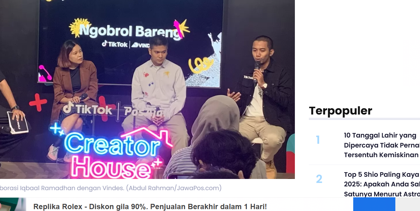 Iqbaal Ramadhan (Abdul Rahman/JawaPos.com)