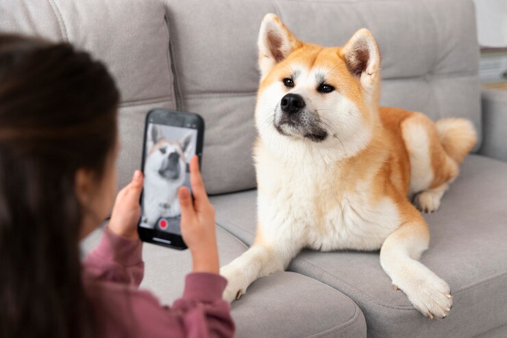 Ilustrasi, Orang yang menggunakan gambar anjing sebagai foto profil mereka.