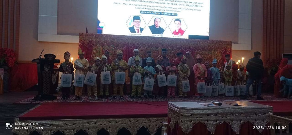 Yayasan Sunat Berkat Indonesia (SBI) sukses menyelenggarakan program sunatan gratis.(F:humas)