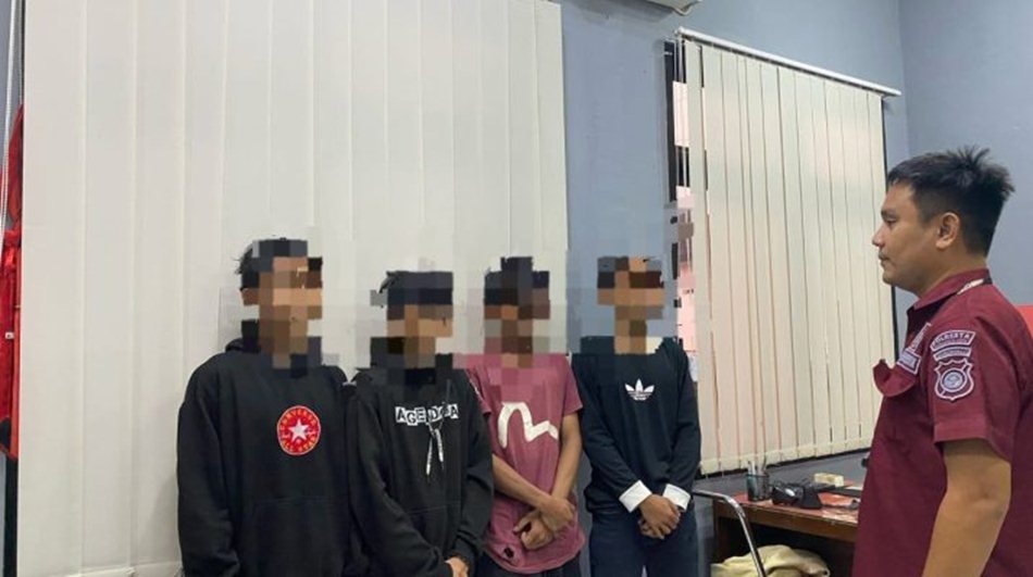 Pihak kepolisian telah menahan keempat tersangka di Rutan Polresta Gorontalo Kota dan mereka dijerat dengan Pasal 81 dan 82 UU Perlindungan Anak.(F:Hms-Pol)