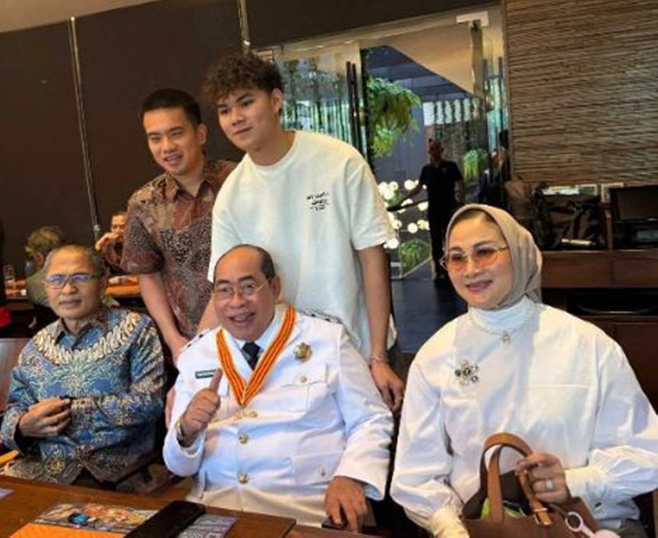 walikota Adhan dambea saat silaturahmi usai pelantikan.(F:ist)