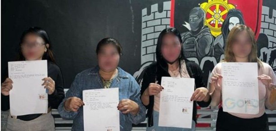 Empat pelaku prostiitusi online (F:Hms-Pol)
