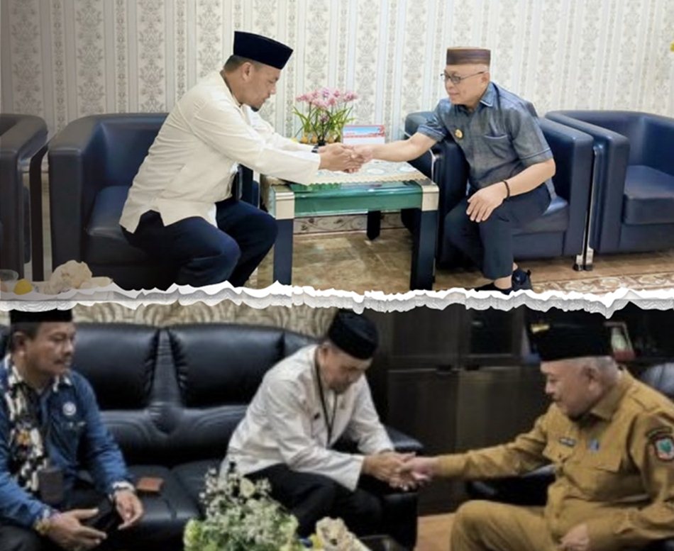 Bupati Sofyan dan Wakil Bupati Tonny Syam Junus telah lebih dulu menyerahkan zakat fitrah mereka kepada BAZNAS Kabupaten Gorontalo.(F:kmfo)