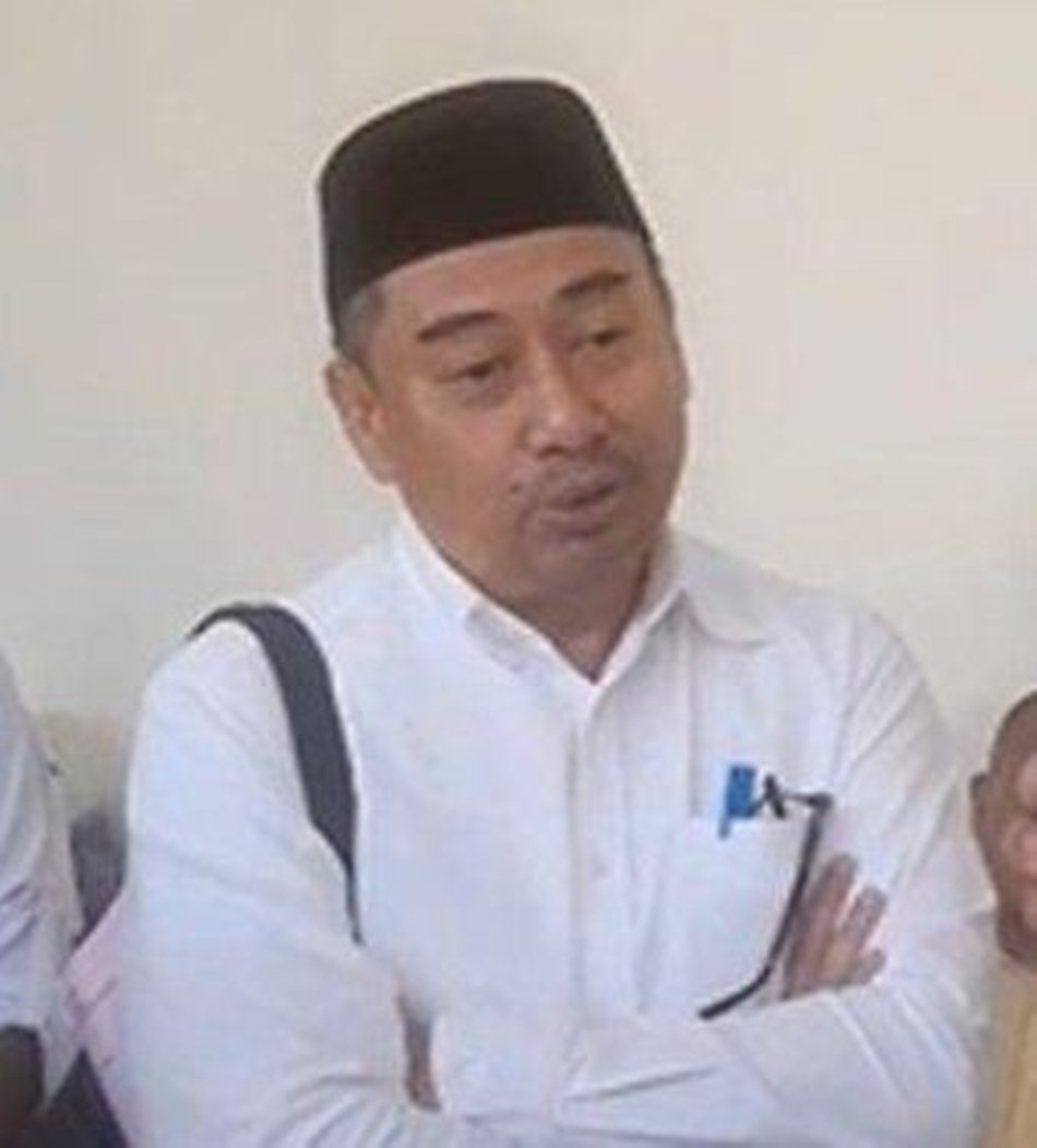 Mantan Bupati Bone Bolango Hamim Pou usai menjalani sidang perdana (F:ist)