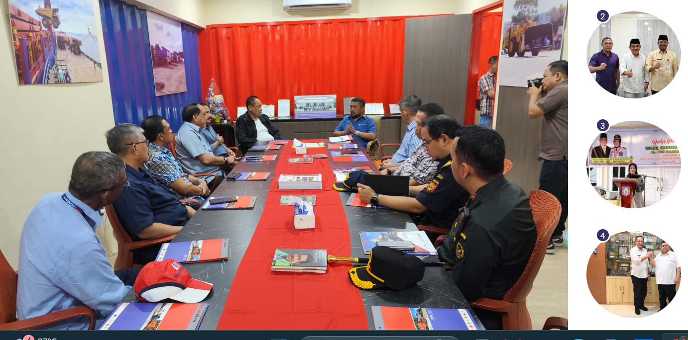 Gubernur Gusnar Ismail, perusahaan Trans Continent. (Foto : Rian/beritagorontalo)