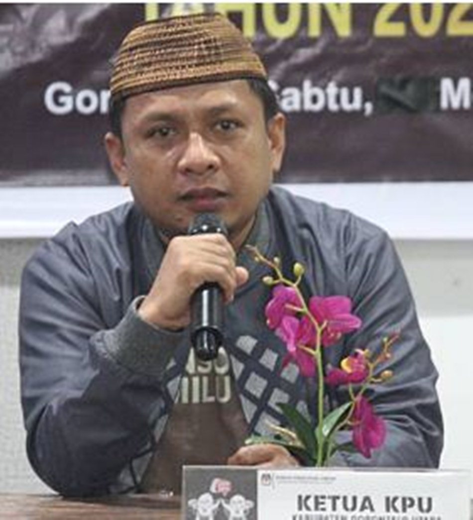 Ketua Komisi Pemilihan Umum (KPU) Gorontalo Utara, Sofyan Jakfar.(F:dok)