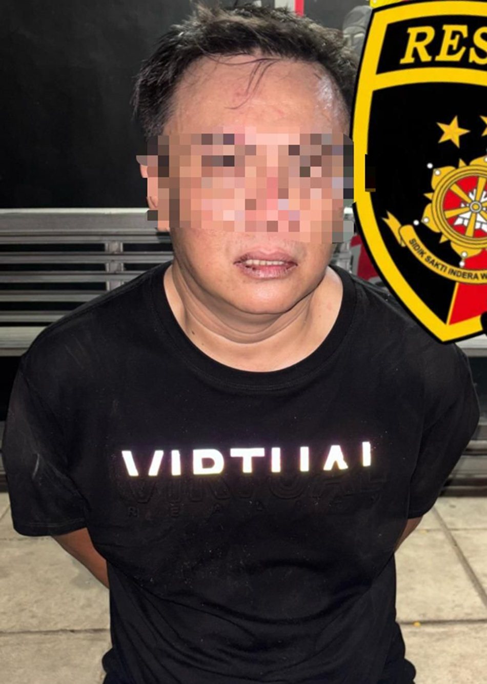 IH (39),   seorang residivis yang kembali melakukan pencurian. (F:hms-Pol)