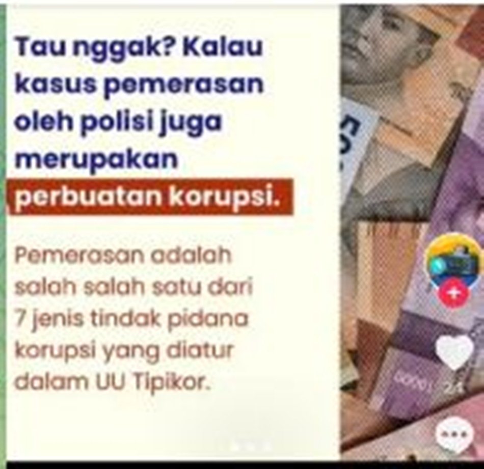 tangkapan layar video yang mengungkkapkan keterlibatan pejabat (F:dok)