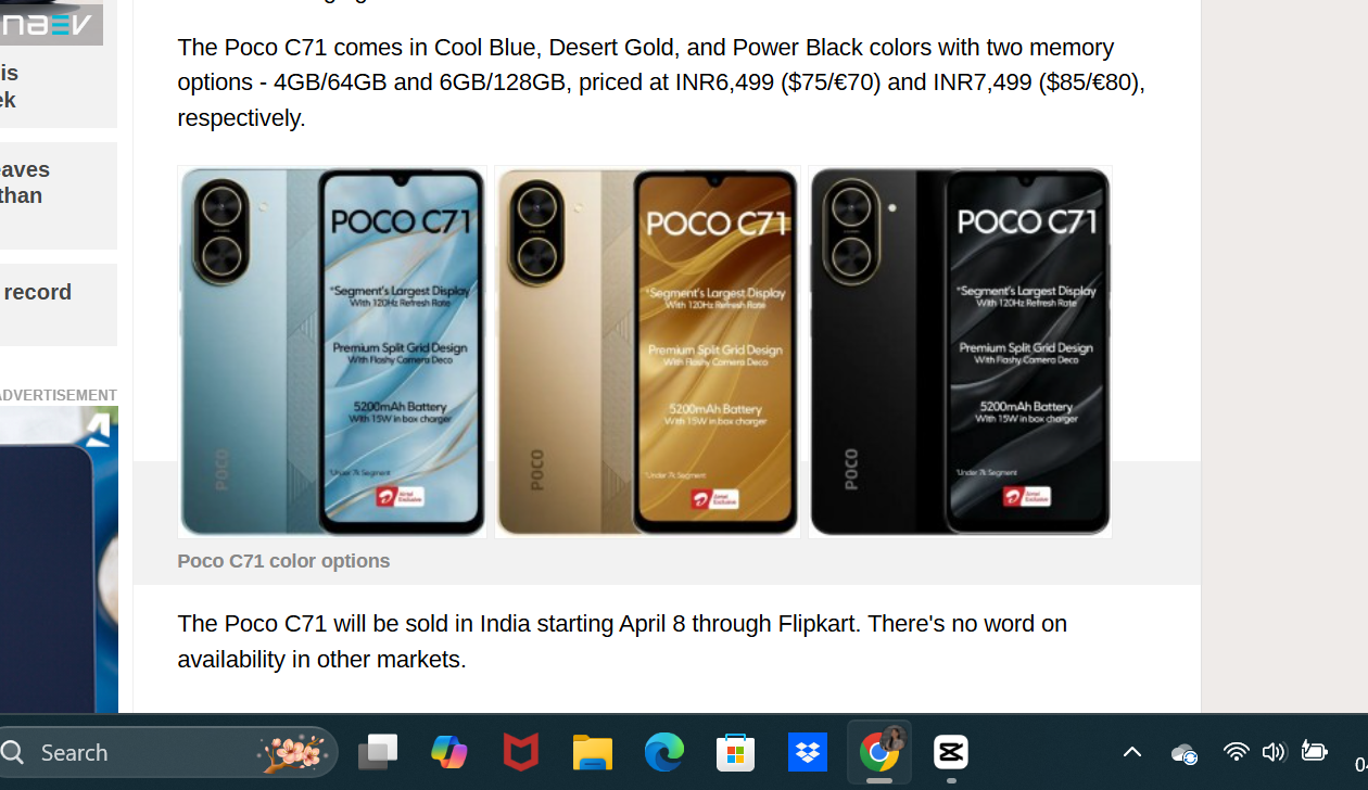 Poco C71