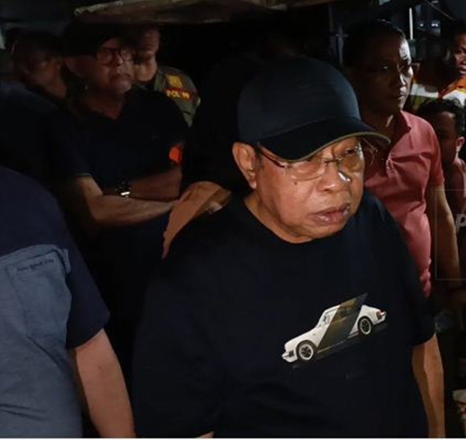 Walikota Gorontalo Adhan Dambea pimpin langsung razia di eks Terminal 42 Andalas.(F:Ist)