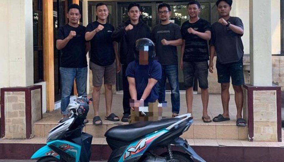 Tim gabungan Resmob Raja Bogani Bolmong. Tim Rajawali Polresta Gorontalo Kota, dan Reskrim Polsek Kota Tengah berhasil menangkap pelaku dan barang bukti (F:hms-Pol)