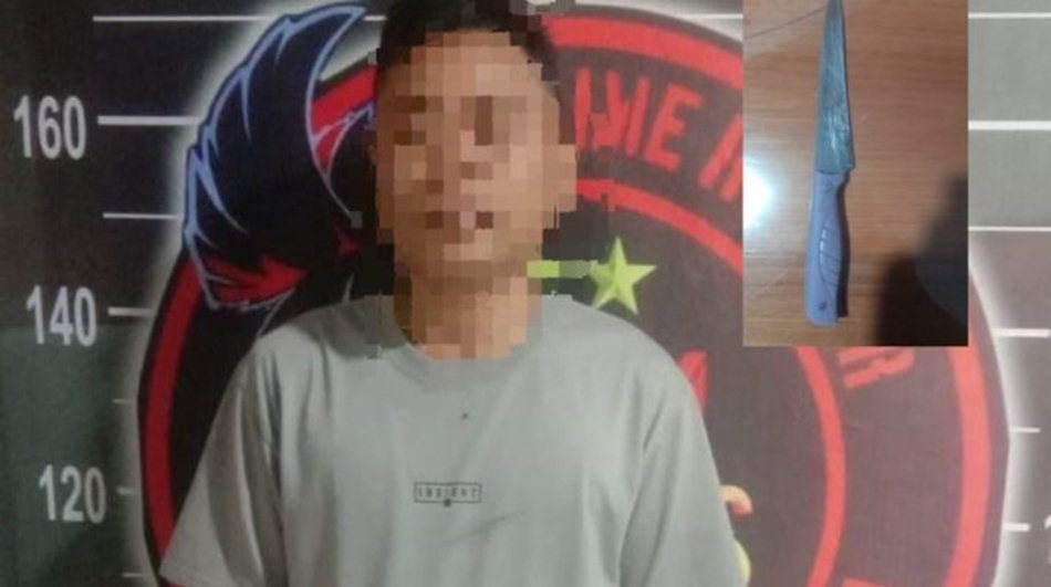 seorang pria   berinisial RM (30) menikam rekannya, MYL (29), hingga tewas setelah keduanya terlibat  pertengkaran.O(F:hms-Pol)
