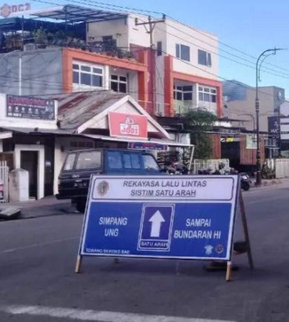Pemkot Gorontalo uji coba jalan satu arah   atasi kemacetan  (F:Ist)