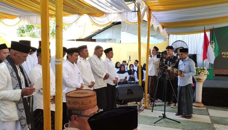 Gedung baru Kantor Pengurus Wilayah Nahdlatul Ulama (PWNU) Gorontalo resmi dibuka oleh Ketua Umum PBNU KH. Yahya Cholil Staquf.(F:dok)