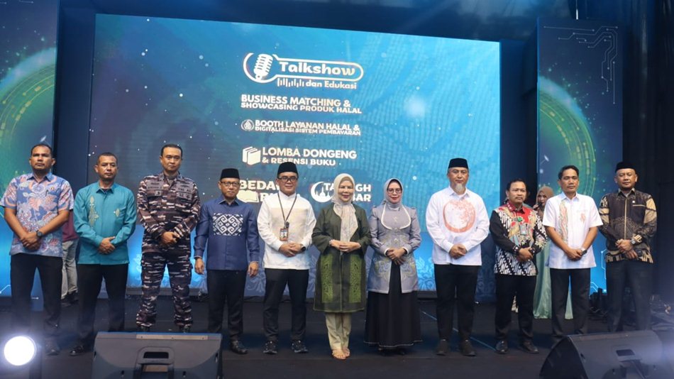 Wakil Ketua DPRD Provinsi Gorontalo yang diwakili oleh Anggota Komisi II, Hamzah Idrus, menghadiri pembukaan Pekan Ekonomi Syariah Gorontalo dan Festival Ekonomi Keuangan Digital.(F:hms-Engki)