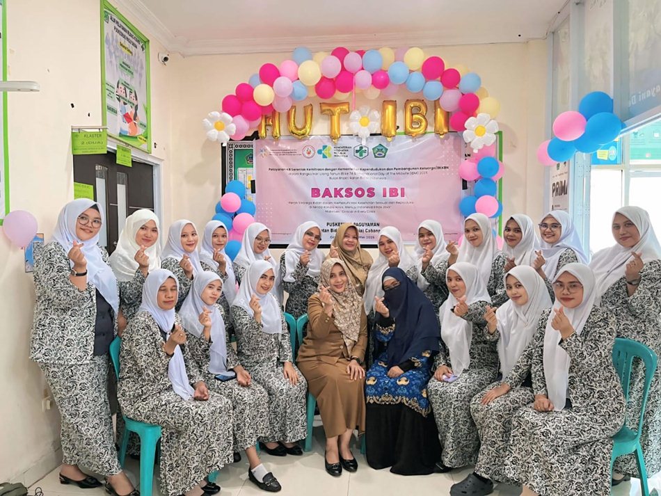 Puskesmas Paguyaman, Kabupaten Boalemo, menggelar pelayanan Keluarga Berencana (KB) secara serentak.(F:hms)