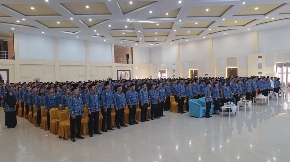 Pelantikan PPPK Kemenag Gorontalo dilakukan secara nasional secara daring oleh Menteri Agama RI, Nasaruddin Umar. (F:Kemenag)