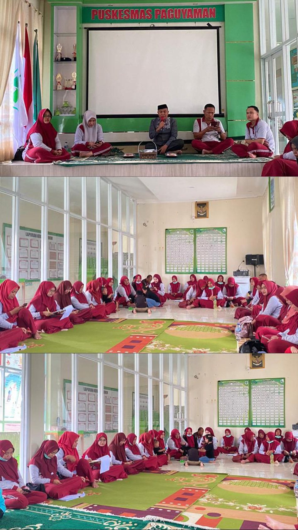Puskesmas Paguyaman menggelar kegiatan Majelis Taklim.(F: dok Puskes)