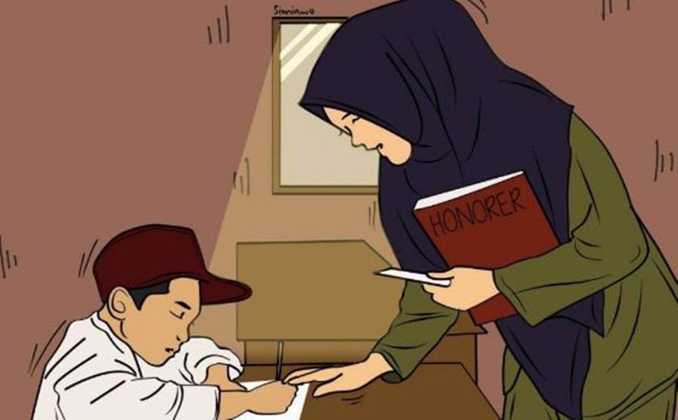 Guru Honorer (Ilustrasi)