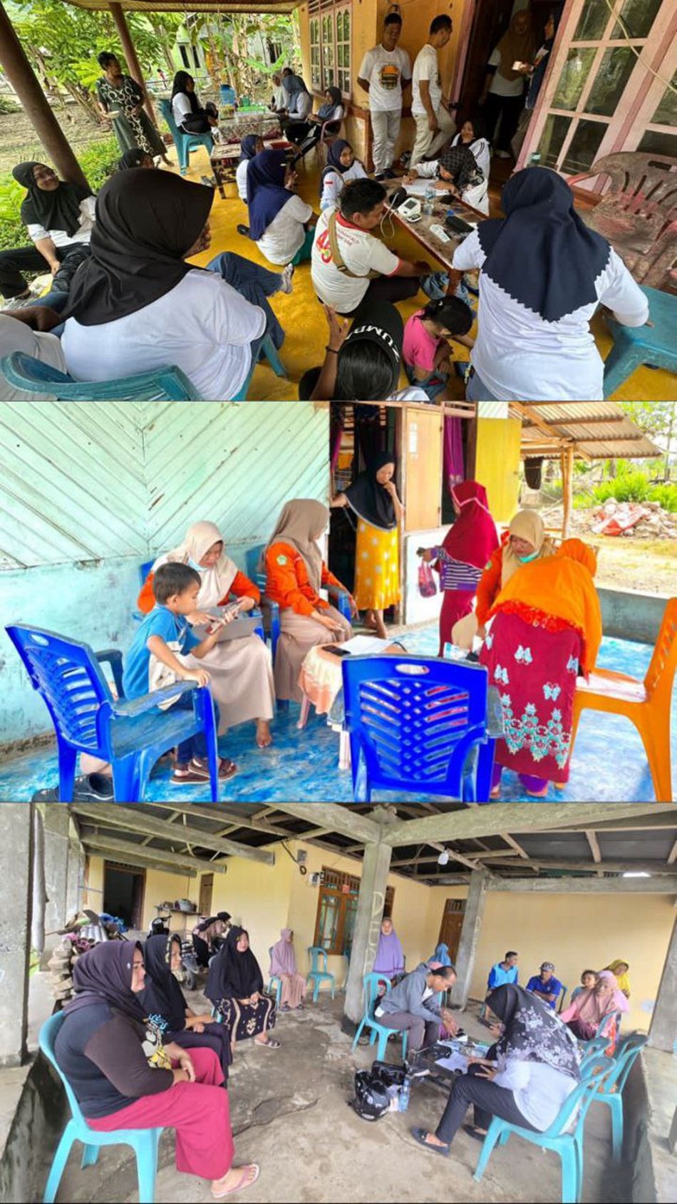 Puskesmas Paguyaman menyelenggarakan Program Cek Kesehatan Gratis (CKG) yang digelar di 11 desa.(F: hms)