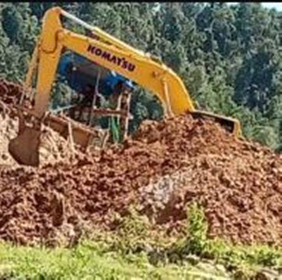 Tragedi kembali terjadi di tambang emas ilegal kawasan Petabo, Desa Hulawa.(F:Ist)