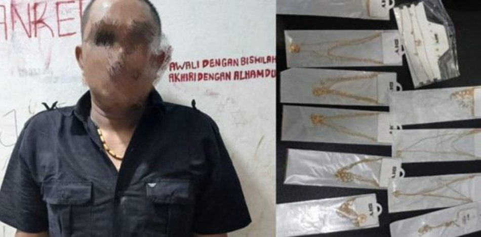 Baran bukti dan  Pelaku kasus pencurian (F:Ist )