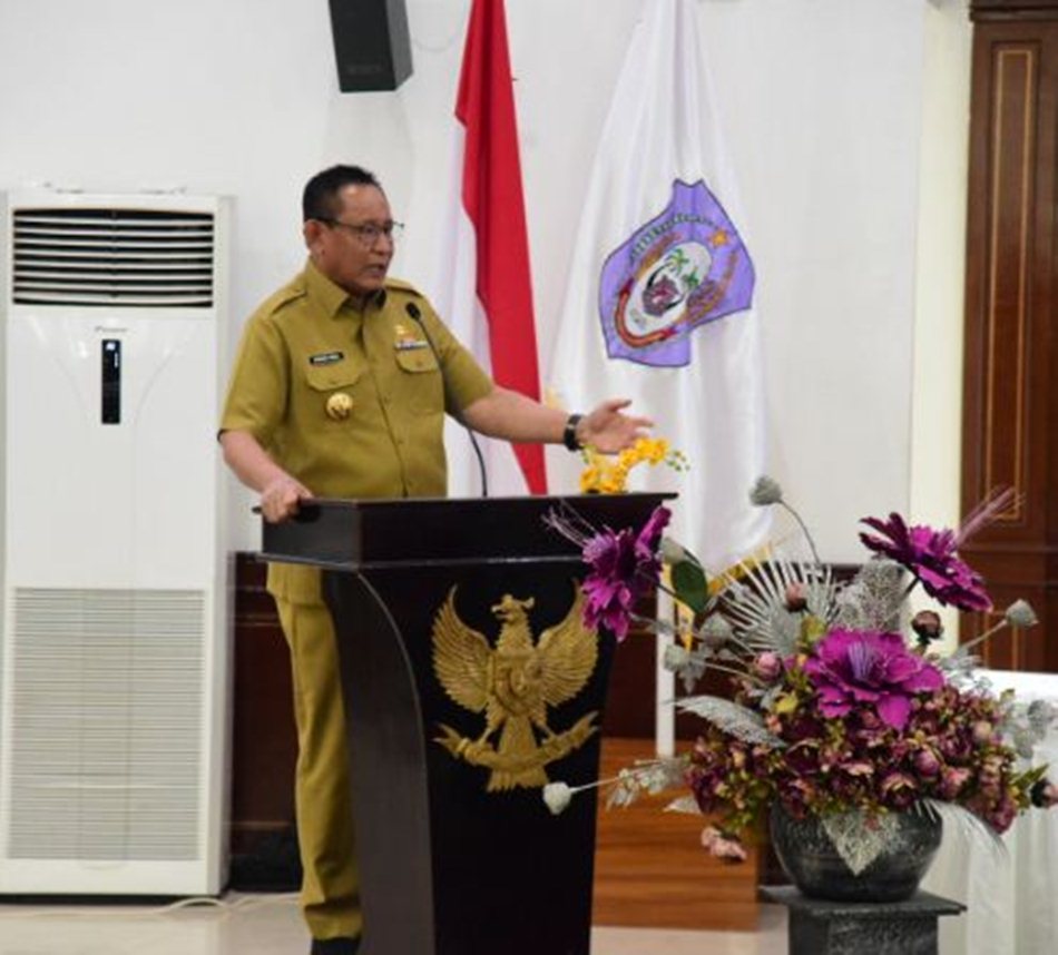 Gubernur Gorontalo,  Gusnar Ismail.(F:Kmf)