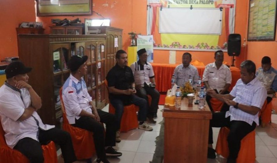 Komisi II DPRD Provinsi Gorontalo turun langsung ke Desa Palopo,  Kecamatan Marisa, Kabupaten Pohuwato.(F:Humas)
