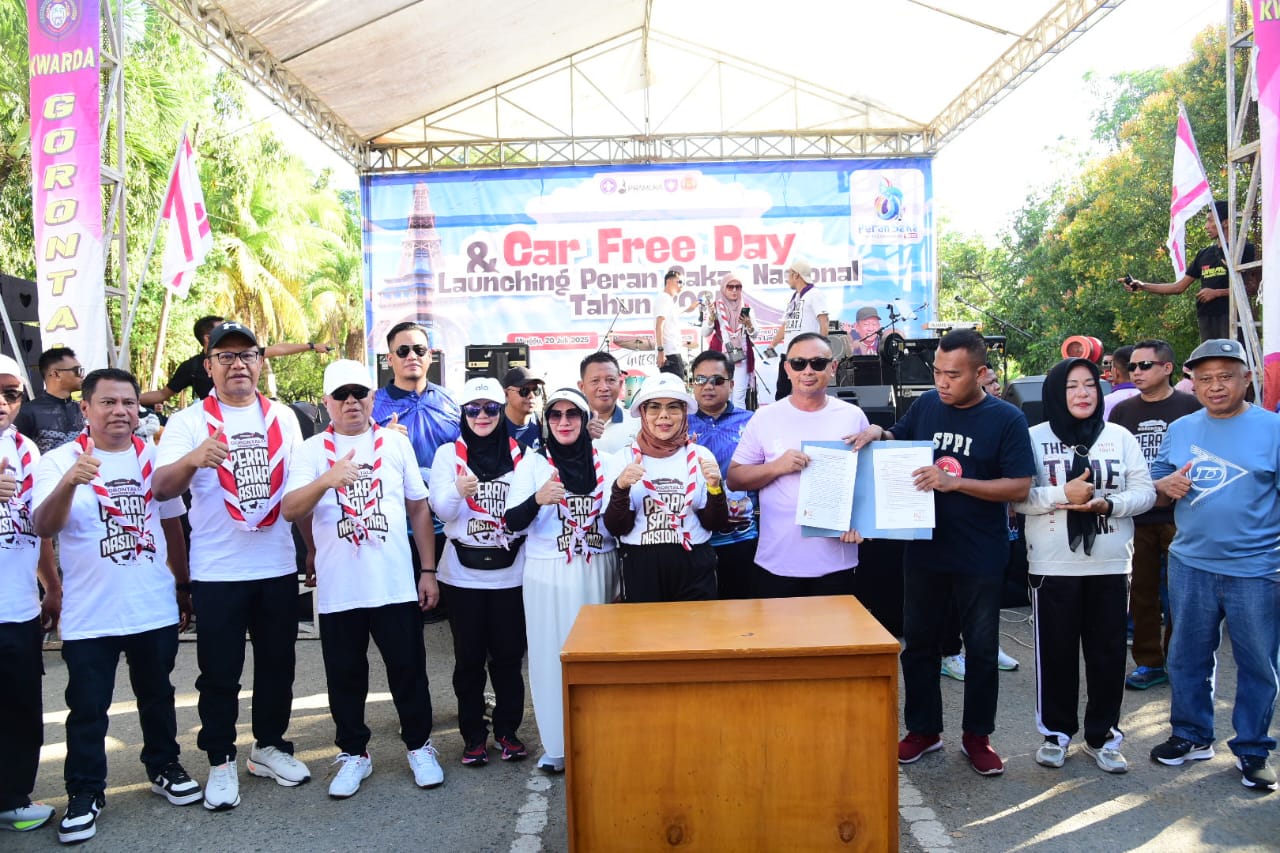 Perkemahan Peran Saka Nasional tahun 2025(Foto &ndash; Nova Diskominfotik).