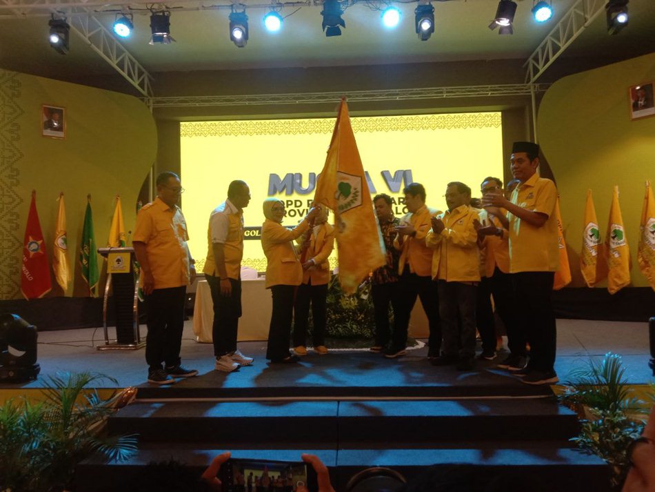 Idah Syahidah Rusli Habibie t erpilih sebagai Ketua DPD I Partai Golkar Provinsi Gorontalo untuk periode 2025&ndash;2030.(F:GP)