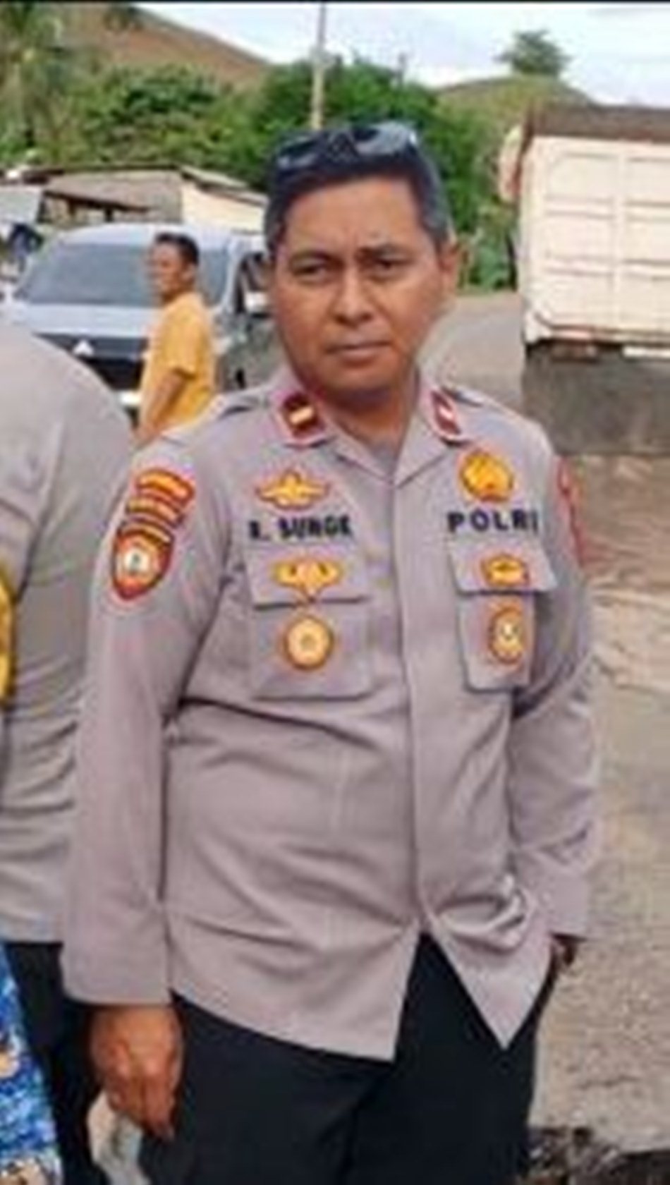 Kapolsek Anggrek Ipda Roman Sunge.(F:Dok)