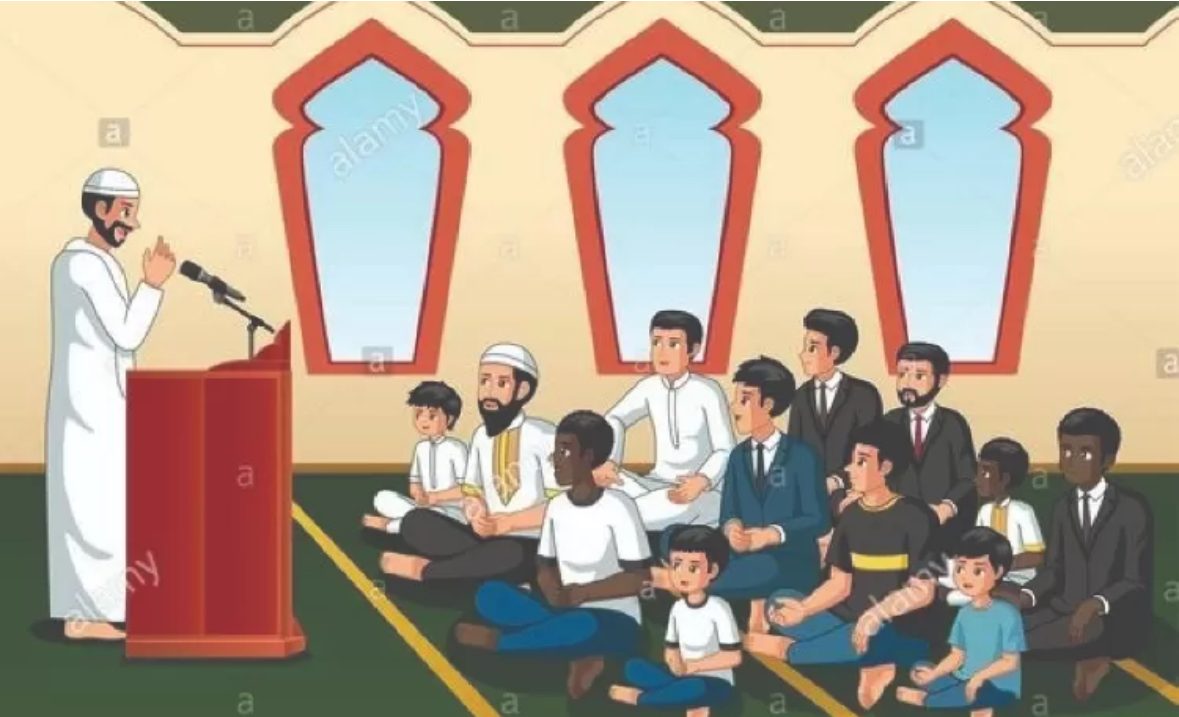 Materi Khutbah bersama jamaah sholat Jumat (pin.it/MCqZp56SI)