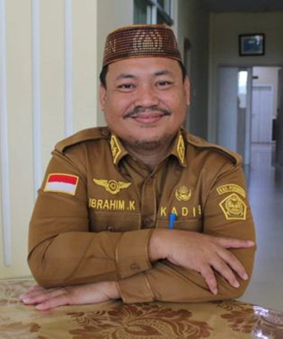 Kadis Perindagkop Pohuwato, Ibrahim  Kiraman.(F:dok)