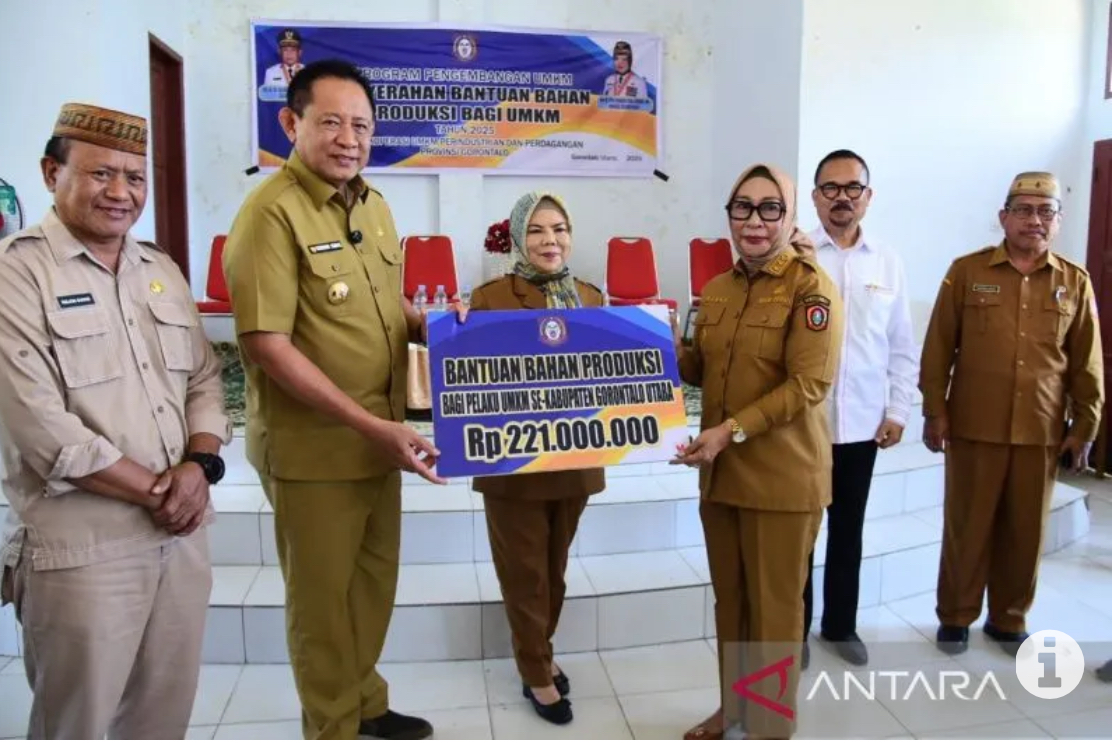 Pemprov Gorontalo salurkan bantuan UMKM di pesisir Utara