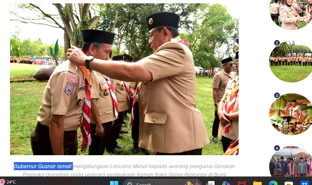 Gubernur Gusnar Ismail/beritagorontaloprov.