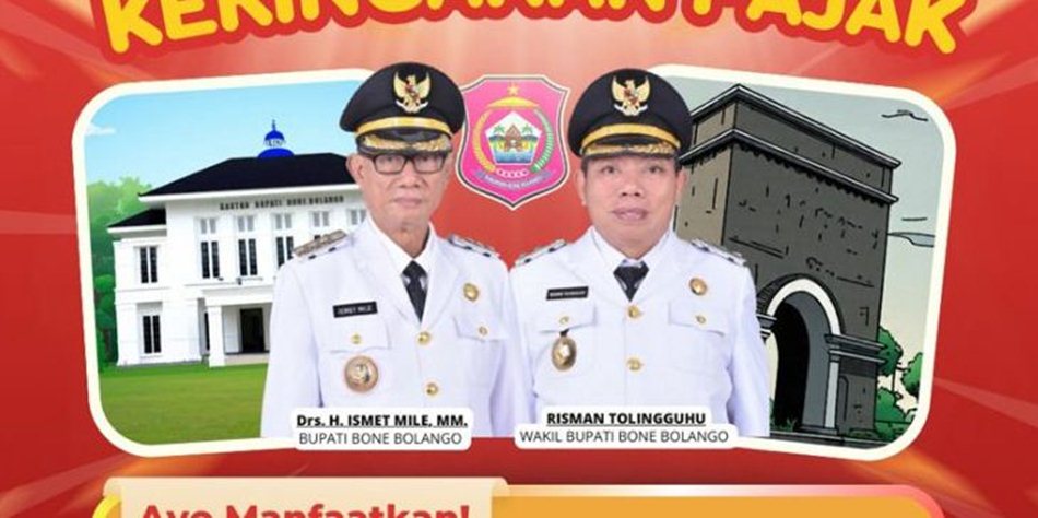 Pemerintah Kabupaten Bone Bolango gulirkan Program Keringanan Pajak Daerah 2025.(F:AKP)