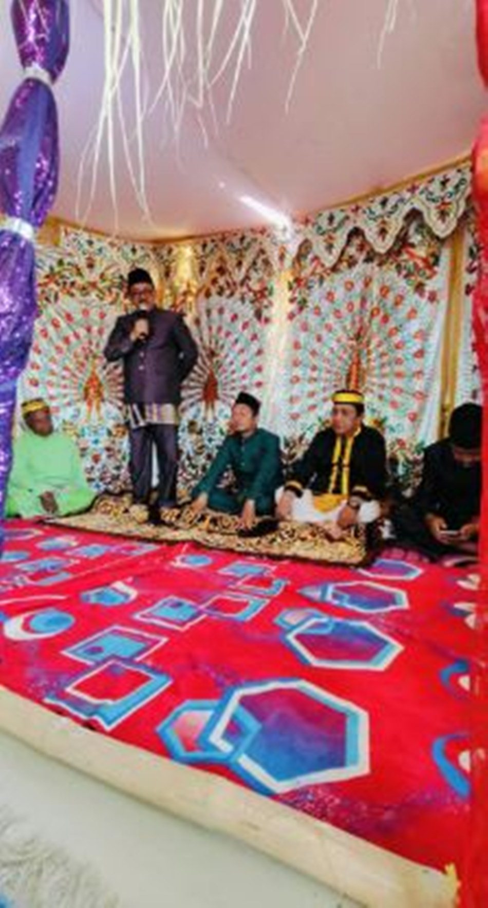 Bupati Boalemo Rum Pagau saat menghadiri prosesi Molo&rsquo;opu  (F:Humas)