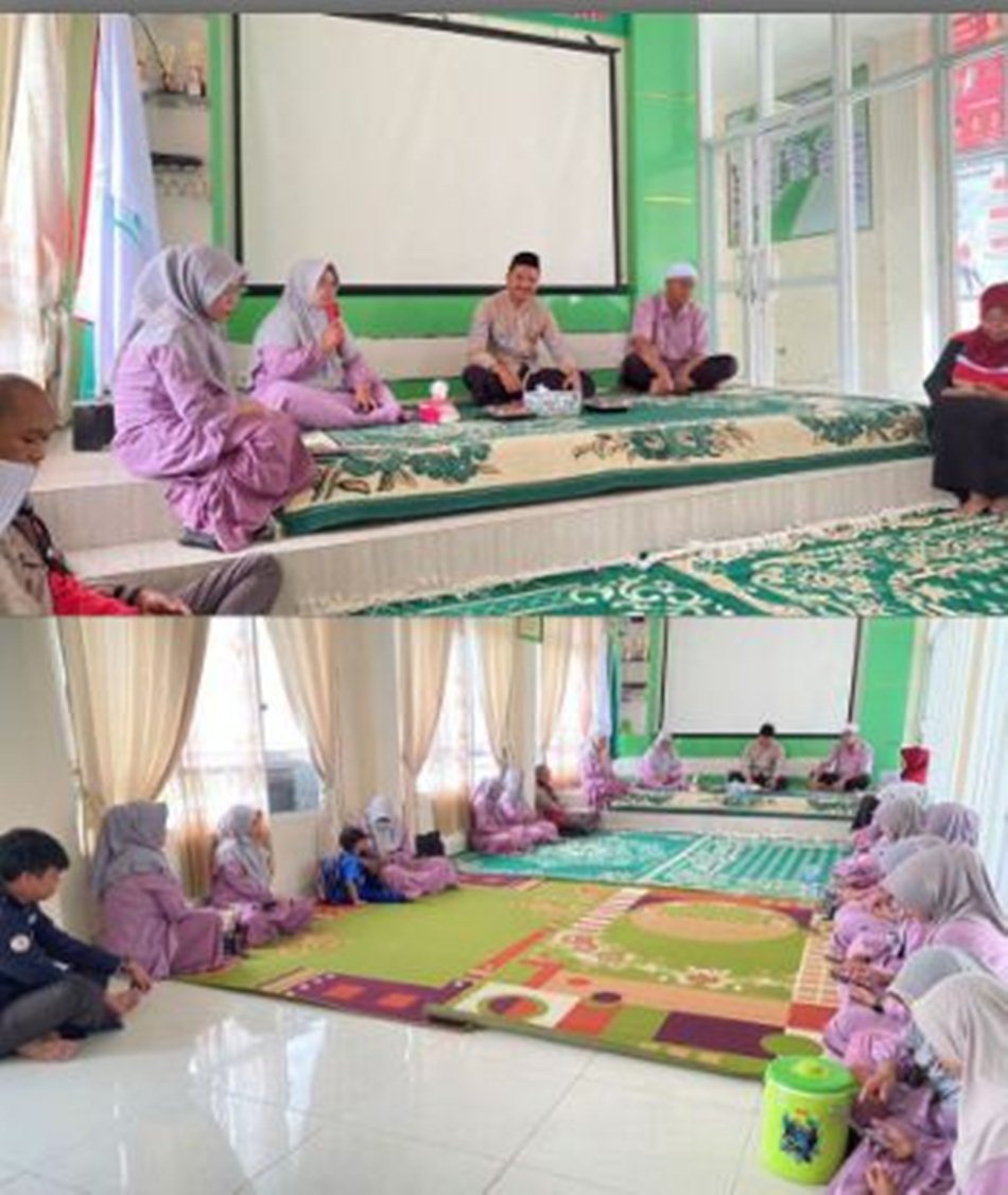 Suasana Puskesmas Paguyaman Gelar Majelis Taklim.(F:humas)